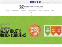 Tablet Screenshot of csnnalumni.org